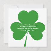 XOXOハモダンピーSt patricks day (裏面)