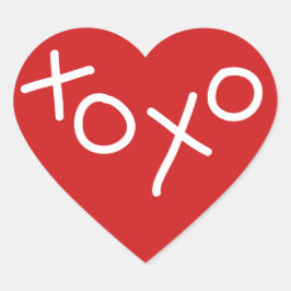 XOXOハートバレンタインデーの好意 ハートシール