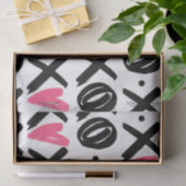 XOXOハートパターンバレンタインデー 薄葉紙 (ギフト)