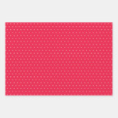 XOXOハートパターン ラッピングペーパーシート (正面3)