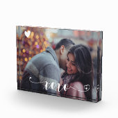 XOXOハートパーソナライズされたフォトカスタムファミリーブロック フォトブロック (右)