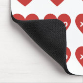 XOXOハートマウスパッド マウスパッド (コーナー)