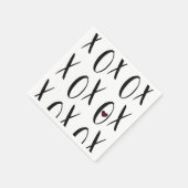 XOXOハート スタンダードカクテルナプキン (角)