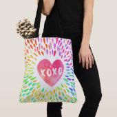 XoXoハート トートバッグ (クローズアップ)