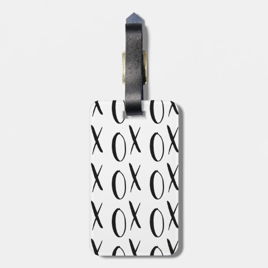 XOXOハート ラゲッジタグ (裏面縦)
