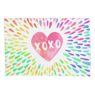 XoXoハート 枕カバー