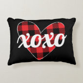 xoxoバッファローハートアクセント枕 アクセントクッション (正面)