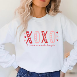 XOXOバレンタインのシャツ、XoxoかわいいTシャツ スウェットシャツ