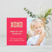 XOXOバレンタインの写真カード シーズンカード (スタンド正面)