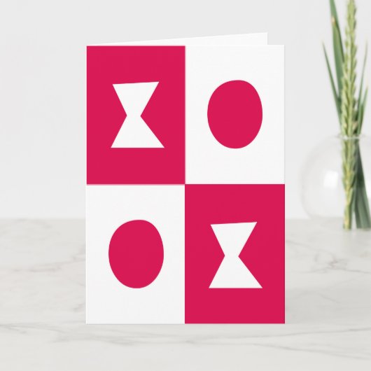 XOXOバレンタインカード シーズンカード (正面)