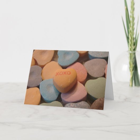 XOXOバレンタインキャンディ シーズンカード (正面)