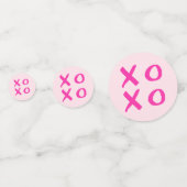 XOXOバレンタインシンプル コンフェッティ (正面)