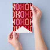 XOXOバレンタインデーパーティーデコールバンティングバナー チラシ (ハンドル)