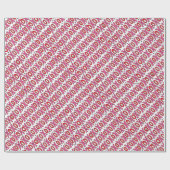 XOXOバレンタインデーラッピング紙 ラッピングペーパー (フラット)