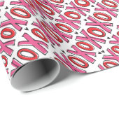 XOXOバレンタインデーラッピング紙 ラッピングペーパー (ロールコーナー)