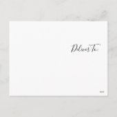 XOXOバレンタインデー赤い輝きとグリッター シーズンポストカード (裏面)