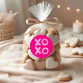 XOXOバレンタインデー ラウンドシール