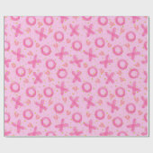 XOXOバレンタインデー ラッピングペーパー (フラット)