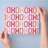 XOXOバレンタインパーティーデコールクラフト紙セット05 チラシ (手)