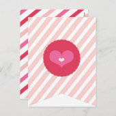 XOXOバレンタインパーティーフラグバンティンバナー04 シーズンポストカード (正面/裏面)