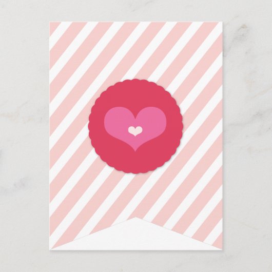 XOXOバレンタインパーティーフラグバンティンバナー04 シーズンポストカード (正面)