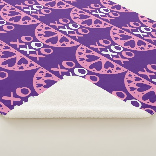 XOXOバレンタイン シェルパブランケット (3/4)