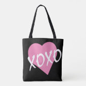 XOXOピンクハート トートバッグ (裏面)