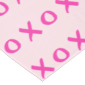 XOXOピンクバレンタインデー テーブルクロス (アングル)