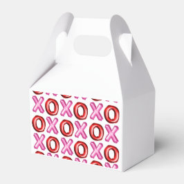 XOXOフォイルレッドピンクバレンティーンズデイブライダルシャワー フェイバーボックス