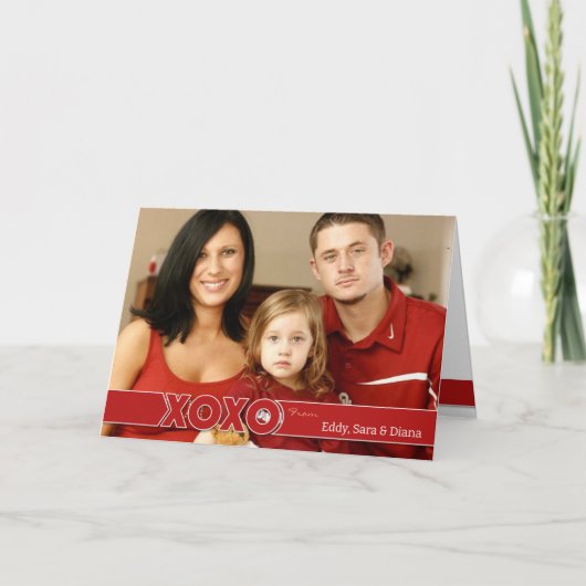 XOXOフォト折り畳みカード シーズンカード (正面)