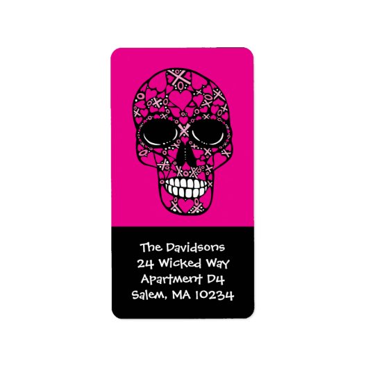 XOXOフォーエバー住所 シール (正面)