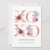 XOXOフローラバレンタインデー シーズンカード (正面)