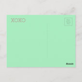XOXOポストカード ポストカード (裏面)