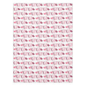 XOXOラブバレンタインデザイン テーブルクロス (正面)