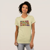 XOXOラブモザイクアートシャツ Tシャツ (正面フル)