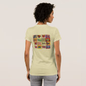 XOXOラブモザイクアートシャツ Tシャツ (裏面フル)
