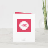 XOXOラブ&キススキャロプサークルバレンタインデー シーズンカード (裏面)