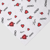 XOXOラブ&キスデザイン 薄葉紙 (詳細)