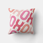 XOXOラブ&キスバレンタインデーカスタムクッション クッション (裏面)