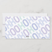 XOXOリトルバレンタインボーイ写真誕生のお知らせ シーズンカード (裏面)