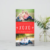 XOXOレッドホワイトバレンタインズデイファミリー シーズンカード (スタンド正面)