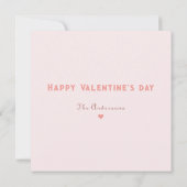 Xoxoレトロバレンタインデーのカード カード (裏面)