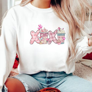 XOXOヴァレンティンズデイスウェットシャツ スウェットシャツ