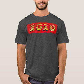 XOXOヴィンテージレトロ文字 Tシャツ