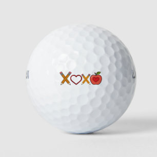 XOXO先生バレンタインデーペンシルとアップル ゴルフボール