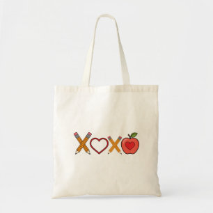 XOXO先生バレンタインデーペンシルとアップル トートバッグ