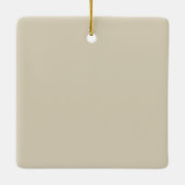 XOXO先生バレンタインデー鉛筆とリンゴ セラミックオーナメント (裏面)