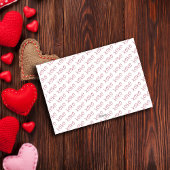 XOXO写真パーソナライズされたIヒッピーモダンピンクIヴァル シーズンカード