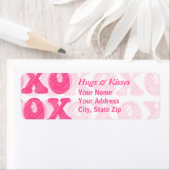 XOXO差出人住所ラベル ラベル (インサイチュ)