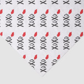 XoXo抱擁キスと赤唇 薄葉紙 (詳細)